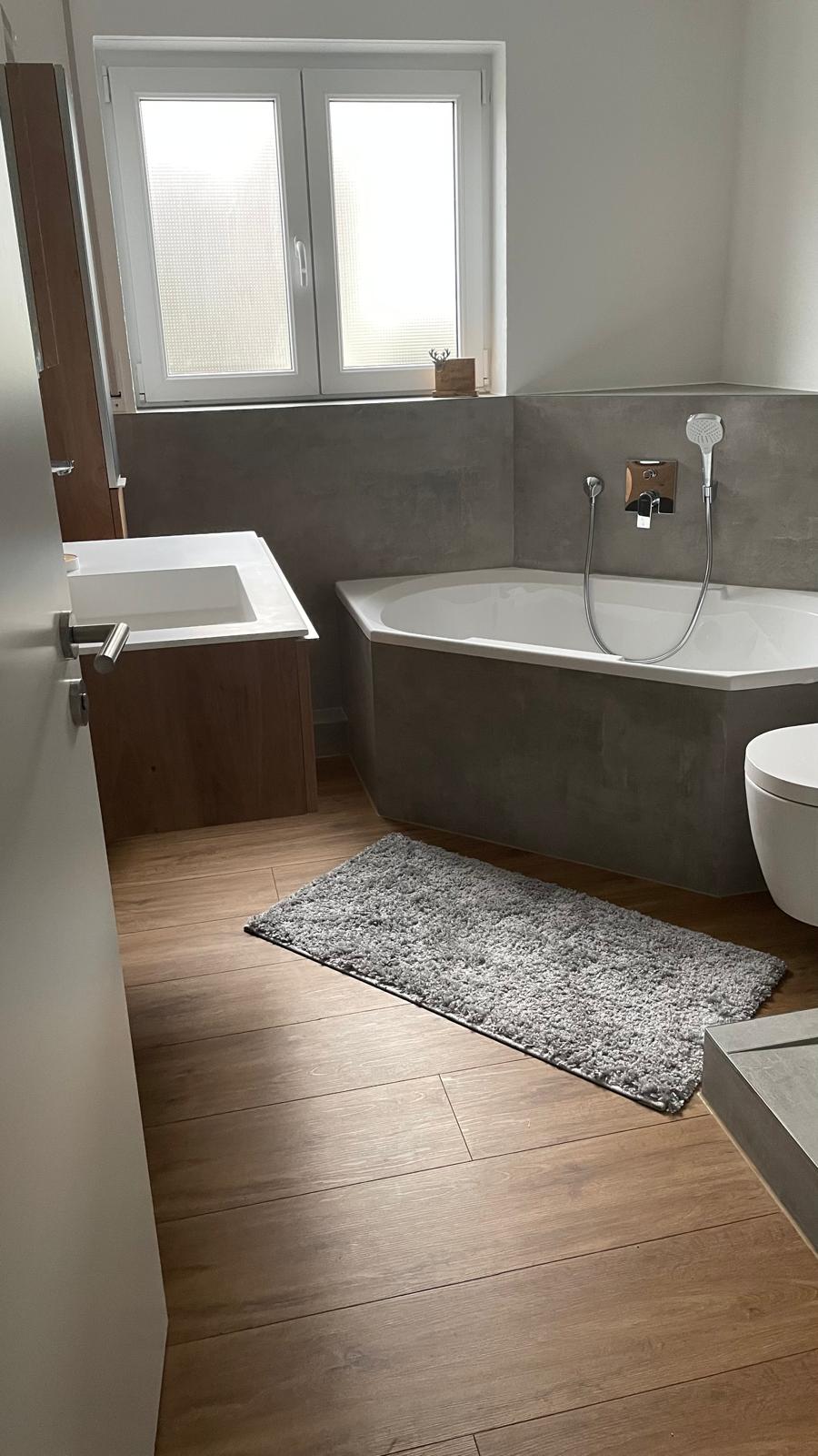 Badezimmer nach der Sanierung
