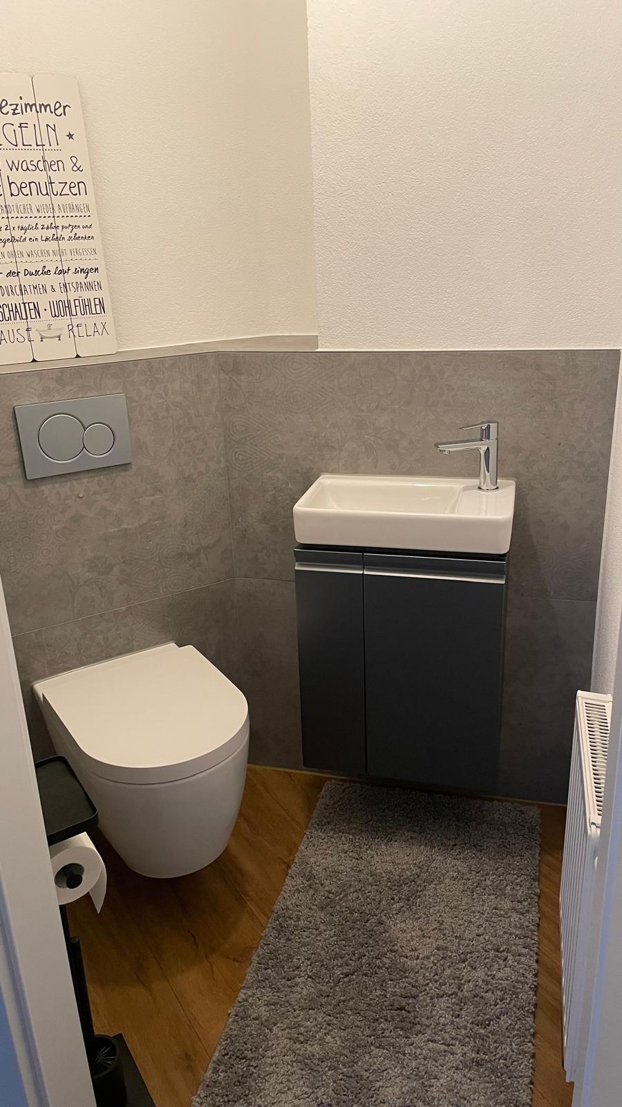 Gäste-WC nach der Sanierung